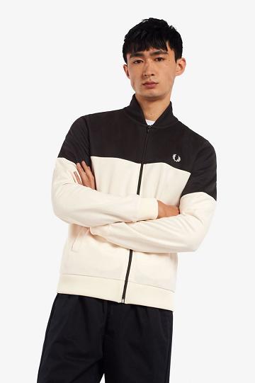 Fred Perry Colour Block Track Naisten Takki Mustat | FI 1147DFMN